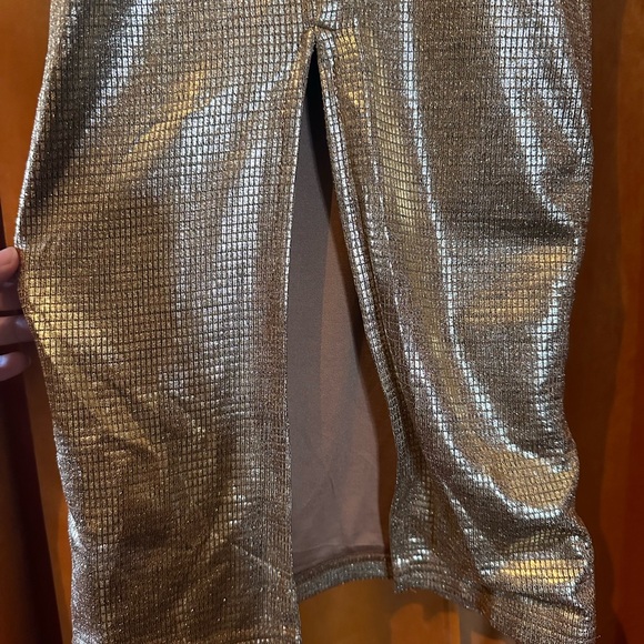 Gold jluxlabel cocktail dress size s - Picture 8 of 8